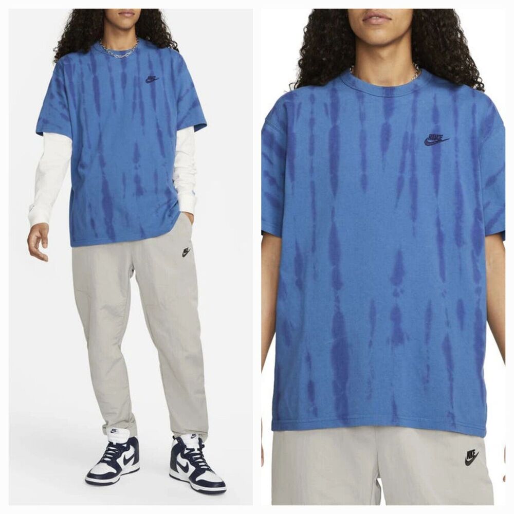 NWT Nike Men's Sm Premium Essential Oversize Tie Dye T-Shirt